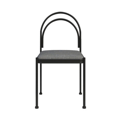 Contemporary Metal Dining Armless Chair Open Back Dining Side Chair for Kitchen Grey 1 Piece Clearhalo ' kitchen&dining_furn' 'Dining Chairs' 'Dining Tables & Seating' 'dining_chair' 'furn' 'furn_dining_chair' 'Furniture' 'furniture_dining_chair' 'Kitchen & Dining Furniture' 'kitchen' 3851941