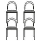 Contemporary Metal Dining Armless Chair Open Back Dining Side Chair for Kitchen Grey 4 Piece Set Clearhalo ' kitchen&dining_furn' 'Dining Chairs' 'Dining Tables & Seating' 'dining_chair' 'furn' 'furn_dining_chair' 'Furniture' 'furniture_dining_chair' 'Kitchen & Dining Furniture' 'kitchen' 3851945