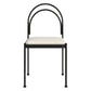 Contemporary Metal Dining Armless Chair Open Back Dining Side Chair for Kitchen Off-White 1 Piece Clearhalo ' kitchen&dining_furn' 'Dining Chairs' 'Dining Tables & Seating' 'dining_chair' 'furn' 'furn_dining_chair' 'Furniture' 'furniture_dining_chair' 'Kitchen & Dining Furniture' 'kitchen' 3851949