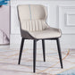 Home Scandinavian Arm Chair Wingback Metal Upholstered Dining Room Chair Grey 1 Piece Clearhalo ' kitchen&dining_furn' 'Dining Chairs' 'Dining Tables & Seating' 'dining_chair' 'furn' 'furn_dining_chair' 'Furniture' 'furniture_dining_chair' 'Kitchen & Dining Furniture' 'kitchen' 3851966