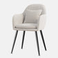Flannelette Scandinavian Dining Arm Chair Solid Back Matte Color Dining Chair White 1 Piece Black Clearhalo ' kitchen&dining_furn' 'Dining Chairs' 'Dining Tables & Seating' 'dining_chair' 'furn' 'furn_dining_chair' 'Furniture' 'furniture_dining_chair' 'Kitchen & Dining Furniture' 'kitchen' 3852067