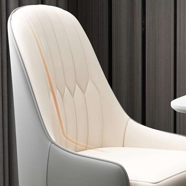 Metal Scandinavian Style Dining Chair Parsons Dining Room Arm Chair for Home Clearhalo ' kitchen&dining_furn' 'Dining Chairs' 'Dining Tables & Seating' 'dining_chair' 'furn' 'furn_dining_chair' 'Furniture' 'furniture_dining_chair' 'Kitchen & Dining Furniture' 'kitchen' 3852164