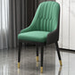 Metal Scandinavian Style Dining Chair Parsons Dining Room Arm Chair for Home Green-Black 1 Piece Clearhalo ' kitchen&dining_furn' 'Dining Chairs' 'Dining Tables & Seating' 'dining_chair' 'furn' 'furn_dining_chair' 'Furniture' 'furniture_dining_chair' 'Kitchen & Dining Furniture' 'kitchen' 3852180