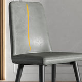 Contemporary Metal Dining Room Chairs Upholstered Linen Fabric Dining Chair for Home Use Clearhalo ' kitchen&dining_furn' 'Dining Chairs' 'Dining Tables & Seating' 'dining_chair' 'furn' 'furn_dining_chair' 'Furniture' 'furniture_dining_chair' 'Kitchen & Dining Furniture' 'kitchen' 3852213