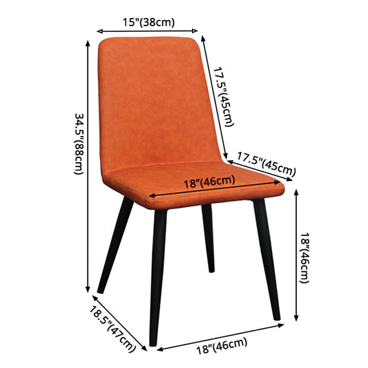 Contemporary Metal Dining Room Chairs Upholstered Linen Fabric Dining Chair for Home Use Clearhalo ' kitchen&dining_furn' 'Dining Chairs' 'Dining Tables & Seating' 'dining_chair' 'furn' 'furn_dining_chair' 'Furniture' 'furniture_dining_chair' 'Kitchen & Dining Furniture' 'kitchen' 3852216