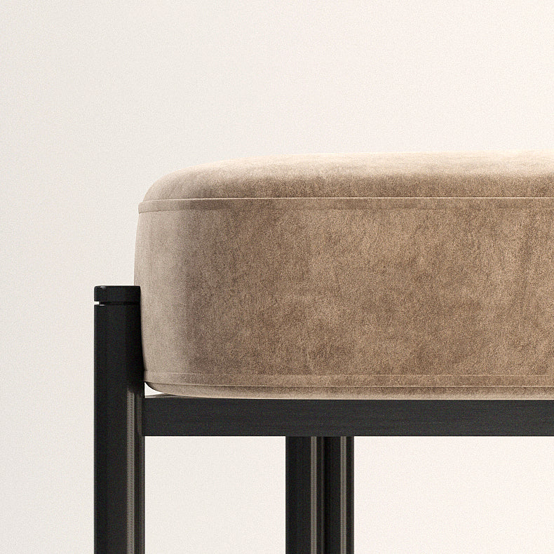 Contemporary Style Metal Dining Chairs Armless Dining Chairs for Kitchen Clearhalo ' kitchen&dining_furn' 'Dining Chairs' 'Dining Tables & Seating' 'dining_chair' 'furn' 'furn_dining_chair' 'Furniture' 'furniture_dining_chair' 'Kitchen & Dining Furniture' 'kitchen' 3852240