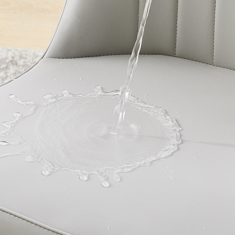 Scandinavian Style Metal Dining Chair Armless Parsons Dining Chair for Home Clearhalo ' kitchen&dining_furn' 'Dining Chairs' 'Dining Tables & Seating' 'dining_chair' 'furn' 'furn_dining_chair' 'Furniture' 'furniture_dining_chair' 'Kitchen & Dining Furniture' 'kitchen' 3852258