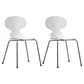 Modern Style Solid Wood Dining Side Chairs Solid Back Armless Chair for Home Use White 2 Piece Set Clearhalo ' kitchen&dining_furn' 'Dining Chairs' 'Dining Tables & Seating' 'dining_chair' 'furn' 'furn_dining_chair' 'Furniture' 'furniture_dining_chair' 'Kitchen & Dining Furniture' 'kitchen' 3852402