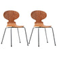 Modern Style Solid Wood Dining Side Chairs Solid Back Armless Chair for Home Use Walnut 2 Piece Set Clearhalo ' kitchen&dining_furn' 'Dining Chairs' 'Dining Tables & Seating' 'dining_chair' 'furn' 'furn_dining_chair' 'Furniture' 'furniture_dining_chair' 'Kitchen & Dining Furniture' 'kitchen' 3852413