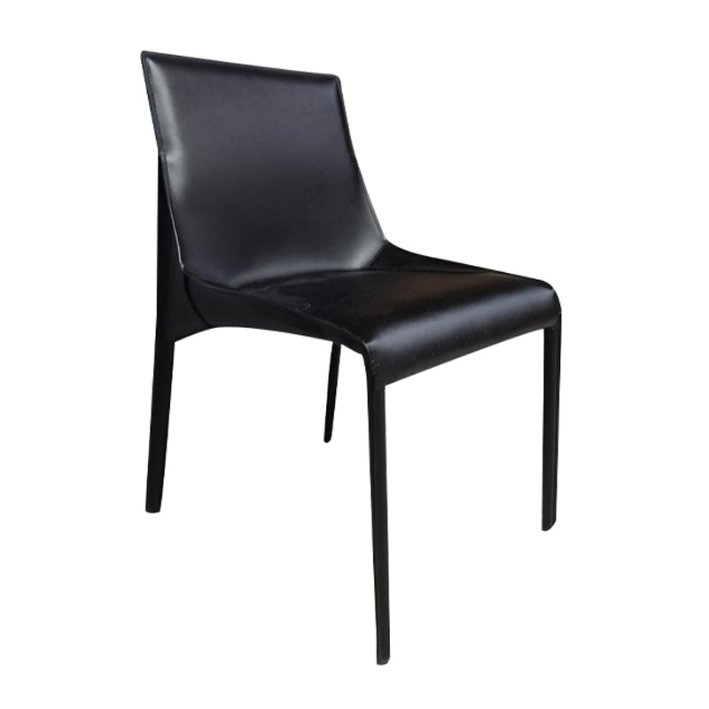 Designer Style Home Leather Chair Matte Finish Parsons Dining Side Chair Clearhalo ' kitchen&dining_furn' 'Dining Chairs' 'Dining Tables & Seating' 'dining_chair' 'furn' 'furn_dining_chair' 'Furniture' 'furniture_dining_chair' 'Kitchen & Dining Furniture' 'kitchen' 3852424