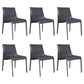 Designer Style Home Leather Chair Matte Finish Parsons Dining Side Chair Grey 6 Piece Set Clearhalo ' kitchen&dining_furn' 'Dining Chairs' 'Dining Tables & Seating' 'dining_chair' 'furn' 'furn_dining_chair' 'Furniture' 'furniture_dining_chair' 'Kitchen & Dining Furniture' 'kitchen' 3852427