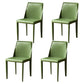 Leather Designer Style Home Chair Matte Finish Parsons Dining Side Chair Green 4 Piece Set Clearhalo ' kitchen&dining_furn' 'Dining Chairs' 'Dining Tables & Seating' 'dining_chair' 'furn' 'furn_dining_chair' 'Furniture' 'furniture_dining_chair' 'Kitchen & Dining Furniture' 'kitchen' 3852473