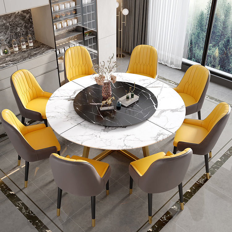 Metal Scandinavian Style Dining Chair Parsons Dining Side Chair for Restaurant Clearhalo ' kitchen&dining_furn' 'Dining Chairs' 'Dining Tables & Seating' 'dining_chair' 'furn' 'furn_dining_chair' 'Furniture' 'furniture_dining_chair' 'Kitchen & Dining Furniture' 'kitchen' 3852503