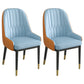 Metal Scandinavian Style Dining Chair Parsons Dining Side Chair for Restaurant Blue-Orange 2 Piece Set Clearhalo ' kitchen&dining_furn' 'Dining Chairs' 'Dining Tables & Seating' 'dining_chair' 'furn' 'furn_dining_chair' 'Furniture' 'furniture_dining_chair' 'Kitchen & Dining Furniture' 'kitchen' 3852540