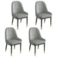 Metal Scandinavian Style Dining Chair Parsons Dining Side Chair for Restaurant Grey 4 Piece Set Clearhalo ' kitchen&dining_furn' 'Dining Chairs' 'Dining Tables & Seating' 'dining_chair' 'furn' 'furn_dining_chair' 'Furniture' 'furniture_dining_chair' 'Kitchen & Dining Furniture' 'kitchen' 3852544