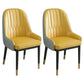 Metal Scandinavian Style Dining Chair Parsons Dining Side Chair for Restaurant Yellow 2 Piece Set Clearhalo ' kitchen&dining_furn' 'Dining Chairs' 'Dining Tables & Seating' 'dining_chair' 'furn' 'furn_dining_chair' 'Furniture' 'furniture_dining_chair' 'Kitchen & Dining Furniture' 'kitchen' 3852546