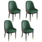 Metal Scandinavian Style Dining Chair Parsons Dining Side Chair for Restaurant Blackish Green 4 Piece Set Clearhalo ' kitchen&dining_furn' 'Dining Chairs' 'Dining Tables & Seating' 'dining_chair' 'furn' 'furn_dining_chair' 'Furniture' 'furniture_dining_chair' 'Kitchen & Dining Furniture' 'kitchen' 3852550