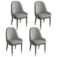 Metal Scandinavian Style Dining Chair Parsons Dining Side Chair for Restaurant Camel 4 Piece Set Clearhalo ' kitchen&dining_furn' 'Dining Chairs' 'Dining Tables & Seating' 'dining_chair' 'furn' 'furn_dining_chair' 'Furniture' 'furniture_dining_chair' 'Kitchen & Dining Furniture' 'kitchen' 3852562