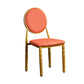 Scandinavian Home Side Chair Open Back Metal Upholstered Dining Side Chair Clearhalo ' kitchen&dining_furn' 'Dining Chairs' 'Dining Tables & Seating' 'dining_chair' 'furn' 'furn_dining_chair' 'Furniture' 'furniture_dining_chair' 'Kitchen & Dining Furniture' 'kitchen' 3852629