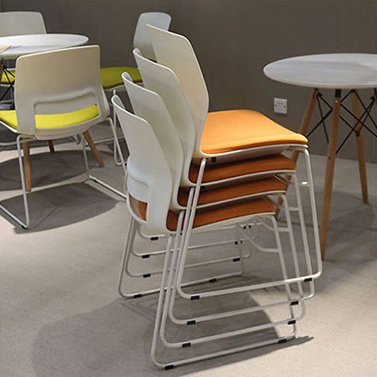 Minimalist Style Linen Fabric Dining Chair Open Back Dining Armless Chair Clearhalo ' kitchen&dining_furn' 'Dining Chairs' 'Dining Tables & Seating' 'dining_chair' 'furn' 'furn_dining_chair' 'Furniture' 'furniture_dining_chair' 'Kitchen & Dining Furniture' 'kitchen' 3852688