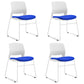 Minimalist Style Linen Fabric Dining Chair Open Back Dining Armless Chair Blue 4 Piece Set Clearhalo ' kitchen&dining_furn' 'Dining Chairs' 'Dining Tables & Seating' 'dining_chair' 'furn' 'furn_dining_chair' 'Furniture' 'furniture_dining_chair' 'Kitchen & Dining Furniture' 'kitchen' 3852694