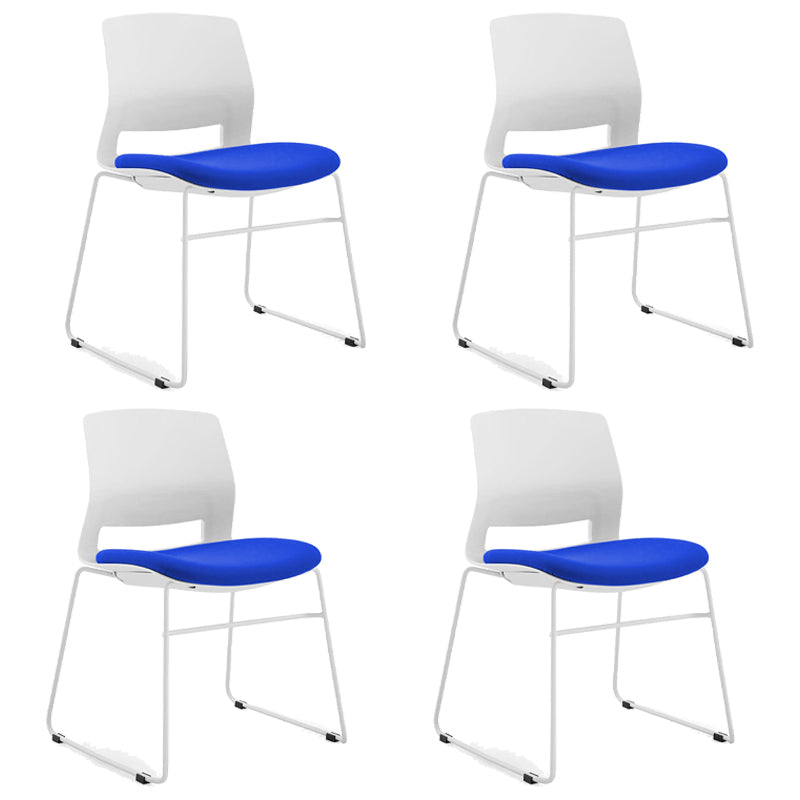 Minimalist Style Linen Fabric Dining Chair Open Back Dining Armless Chair Blue 4 Piece Set Clearhalo ' kitchen&dining_furn' 'Dining Chairs' 'Dining Tables & Seating' 'dining_chair' 'furn' 'furn_dining_chair' 'Furniture' 'furniture_dining_chair' 'Kitchen & Dining Furniture' 'kitchen' 3852694