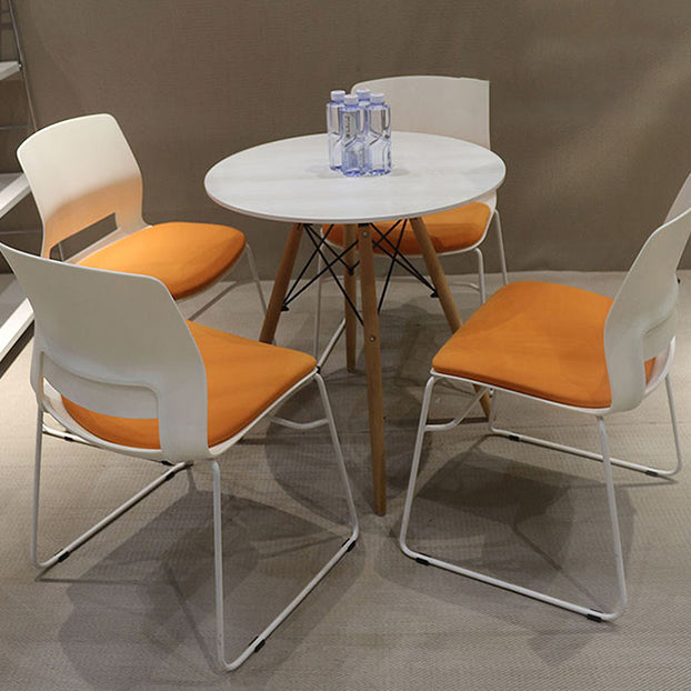 Minimalist Style Linen Fabric Dining Chair Open Back Dining Armless Chair Clearhalo ' kitchen&dining_furn' 'Dining Chairs' 'Dining Tables & Seating' 'dining_chair' 'furn' 'furn_dining_chair' 'Furniture' 'furniture_dining_chair' 'Kitchen & Dining Furniture' 'kitchen' 3852705