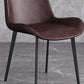 Leather Scandinavian Restaurant Side Chair Parsons Dining Chair with Metal Legs Clearhalo ' kitchen&dining_furn' 'Dining Chairs' 'Dining Tables & Seating' 'dining_chair' 'furn' 'furn_dining_chair' 'Furniture' 'furniture_dining_chair' 'Kitchen & Dining Furniture' 'kitchen' 3852720