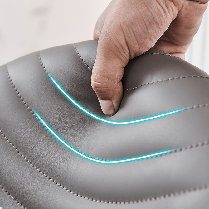 Contemporary Style Upholstered Armless Dining Chairs Solid Back Side Dining Chair Clearhalo ' kitchen&dining_furn' 'Dining Chairs' 'Dining Tables & Seating' 'dining_chair' 'furn' 'furn_dining_chair' 'Furniture' 'furniture_dining_chair' 'Kitchen & Dining Furniture' 'kitchen' 3852857