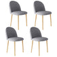 Home Contemporary Side Chair Parsons Back Metal Dining Room Chair for Home Use Grey 4 Piece Set Natural Wood Clearhalo ' kitchen&dining_furn' 'Dining Chairs' 'Dining Tables & Seating' 'dining_chair' 'furn' 'furn_dining_chair' 'Furniture' 'furniture_dining_chair' 'Kitchen & Dining Furniture' 'kitchen' 3852964