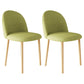 Home Contemporary Side Chair Parsons Back Metal Dining Room Chair for Home Use Green 2 Piece Set Natural Wood Clearhalo ' kitchen&dining_furn' 'Dining Chairs' 'Dining Tables & Seating' 'dining_chair' 'furn' 'furn_dining_chair' 'Furniture' 'furniture_dining_chair' 'Kitchen & Dining Furniture' 'kitchen' 3852984