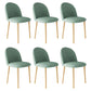 Home Contemporary Side Chair Parsons Back Metal Dining Room Chair for Home Use Navy 6 Piece Set Natural Wood Clearhalo ' kitchen&dining_furn' 'Dining Chairs' 'Dining Tables & Seating' 'dining_chair' 'furn' 'furn_dining_chair' 'Furniture' 'furniture_dining_chair' 'Kitchen & Dining Furniture' 'kitchen' 3852995