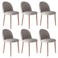 Home Contemporary Side Chair Parsons Back Metal Dining Room Chair for Home Use Khaki 6 Piece Set Walnut Clearhalo ' kitchen&dining_furn' 'Dining Chairs' 'Dining Tables & Seating' 'dining_chair' 'furn' 'furn_dining_chair' 'Furniture' 'furniture_dining_chair' 'Kitchen & Dining Furniture' 'kitchen' 3853016