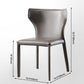 Saddle Leather Designer Style Home Side Chair Matte Finish Wingback Dining Chair Clearhalo ' kitchen&dining_furn' 'Dining Chairs' 'Dining Tables & Seating' 'dining_chair' 'furn' 'furn_dining_chair' 'Furniture' 'furniture_dining_chair' 'Kitchen & Dining Furniture' 'kitchen' 3853045