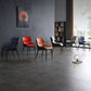 Contemporary Metal Dining Room Chairs Upholstered Linen Fabric Dining Chair for Indoor Use Clearhalo ' kitchen&dining_furn' 'Dining Chairs' 'Dining Tables & Seating' 'dining_chair' 'furn' 'furn_dining_chair' 'Furniture' 'furniture_dining_chair' 'Kitchen & Dining Furniture' 'kitchen' 3853071