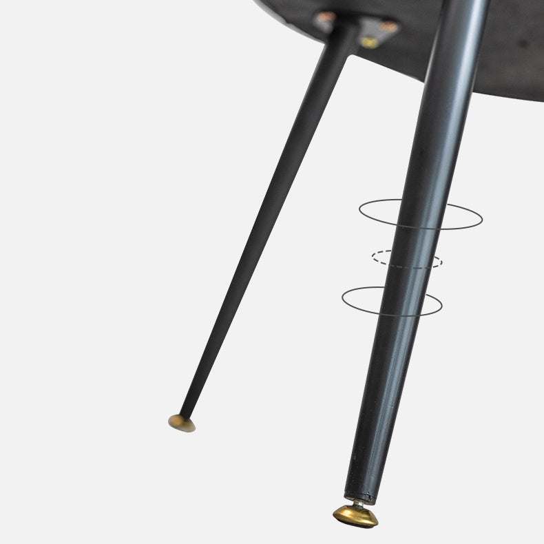 Contemporary Metal Dining Room Chair Upholstered Arm Single Dining Chair Clearhalo ' kitchen&dining_furn' 'Dining Chairs' 'Dining Tables & Seating' 'dining_chair' 'furn' 'furn_dining_chair' 'Furniture' 'furniture_dining_chair' 'Kitchen & Dining Furniture' 'kitchen' 3853082