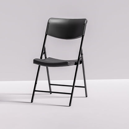 Contemporary Metal Dining Chair Home Armless Open Back Dining Side Chair Black 1 Piece Clearhalo ' kitchen&dining_furn' 'Dining Chairs' 'Dining Tables & Seating' 'dining_chair' 'furn' 'furn_dining_chair' 'Furniture' 'furniture_dining_chair' 'Kitchen & Dining Furniture' 'kitchen' 3853090