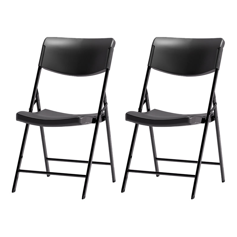 Contemporary Metal Dining Chair Home Armless Open Back Dining Side Chair Black 2 Piece Set Clearhalo ' kitchen&dining_furn' 'Dining Chairs' 'Dining Tables & Seating' 'dining_chair' 'furn' 'furn_dining_chair' 'Furniture' 'furniture_dining_chair' 'Kitchen & Dining Furniture' 'kitchen' 3853091