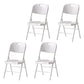 Contemporary Metal Dining Chair Home Armless Open Back Dining Side Chair Textured White 4 Piece Set Clearhalo ' kitchen&dining_furn' 'Dining Chairs' 'Dining Tables & Seating' 'dining_chair' 'furn' 'furn_dining_chair' 'Furniture' 'furniture_dining_chair' 'Kitchen & Dining Furniture' 'kitchen' 3853104