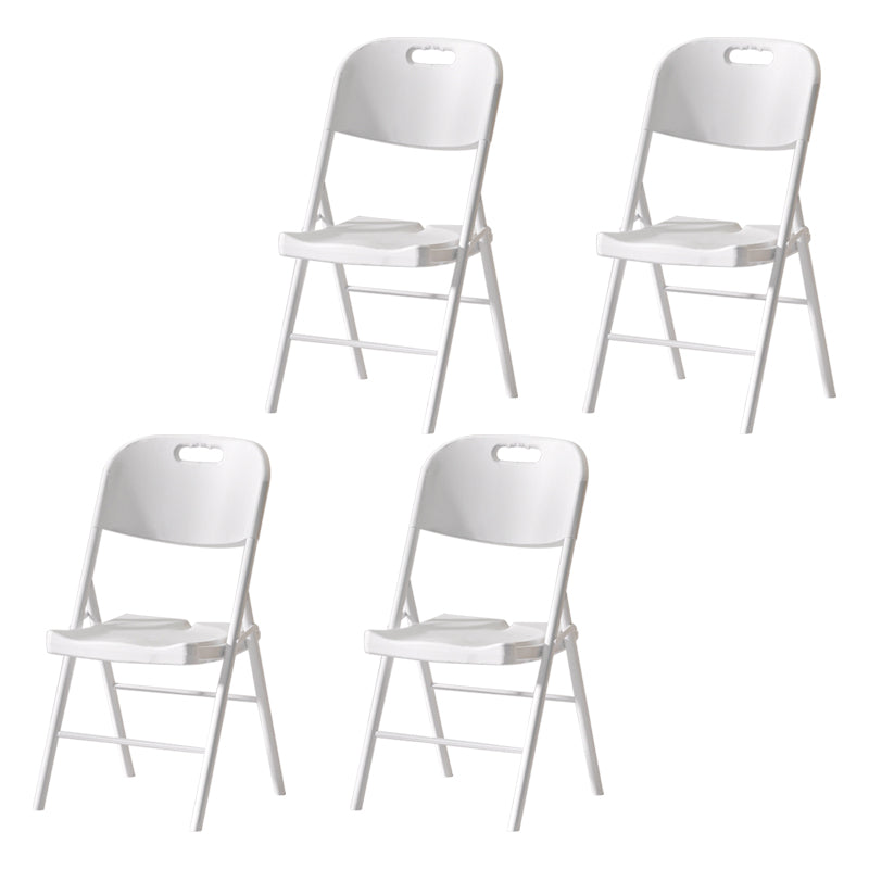 Contemporary Metal Dining Chair Home Armless Open Back Dining Side Chair Textured White 4 Piece Set Clearhalo ' kitchen&dining_furn' 'Dining Chairs' 'Dining Tables & Seating' 'dining_chair' 'furn' 'furn_dining_chair' 'Furniture' 'furniture_dining_chair' 'Kitchen & Dining Furniture' 'kitchen' 3853104