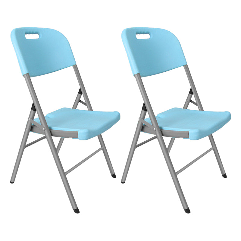 Modern Indoor-Outdoor Metal Chair Home Armless Open Back Dining Side Chair Blue 2 Piece Set Clearhalo ' kitchen&dining_furn' 'Dining Chairs' 'Dining Tables & Seating' 'dining_chair' 'furn' 'furn_dining_chair' 'Furniture' 'furniture_dining_chair' 'Kitchen & Dining Furniture' 'kitchen' 3853181
