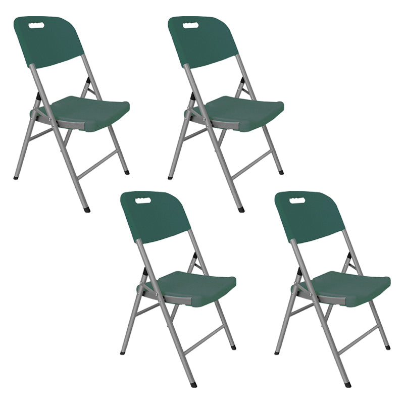 Modern Indoor-Outdoor Metal Chair Home Armless Open Back Dining Side Chair Green 4 Piece Set Clearhalo ' kitchen&dining_furn' 'Dining Chairs' 'Dining Tables & Seating' 'dining_chair' 'furn' 'furn_dining_chair' 'Furniture' 'furniture_dining_chair' 'Kitchen & Dining Furniture' 'kitchen' 3853189