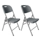 Modern Indoor-Outdoor Metal Chair Home Armless Open Back Dining Side Chair Grey 2 Piece Set Clearhalo ' kitchen&dining_furn' 'Dining Chairs' 'Dining Tables & Seating' 'dining_chair' 'furn' 'furn_dining_chair' 'Furniture' 'furniture_dining_chair' 'Kitchen & Dining Furniture' 'kitchen' 3853203