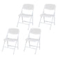 Contemporary Metal Side Chair Home Folding Armless Open Back Dining Side Chair 4 Piece Set Clearhalo ' kitchen&dining_furn' 'Dining Chairs' 'Dining Tables & Seating' 'dining_chair' 'furn' 'furn_dining_chair' 'Furniture' 'furniture_dining_chair' 'Kitchen & Dining Furniture' 'kitchen' 3853213