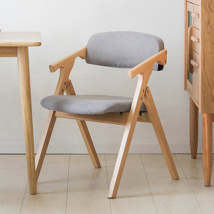 Contemporary Wood Dining Room Chairs Open Back Single Dining Side Arm Chair for Home Use Clearhalo ' kitchen&dining_furn' 'Dining Chairs' 'Dining Tables & Seating' 'dining_chair' 'furn' 'furn_dining_chair' 'Furniture' 'furniture_dining_chair' 'Kitchen & Dining Furniture' 'kitchen' 3853232