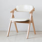 Contemporary Wood Dining Room Chairs Open Back Single Dining Side Arm Chair for Home Use Off-White Natural Wood Clearhalo ' kitchen&dining_furn' 'Dining Chairs' 'Dining Tables & Seating' 'dining_chair' 'furn' 'furn_dining_chair' 'Furniture' 'furniture_dining_chair' 'Kitchen & Dining Furniture' 'kitchen' 3853245