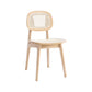 Contemporary Style Ash Wood Chair Open Back Side Dining Kitchen Chairs Wood 1 Piece Clearhalo ' kitchen&dining_furn' 'Dining Chairs' 'Dining Tables & Seating' 'dining_chair' 'furn' 'furn_dining_chair' 'Furniture' 'furniture_dining_chair' 'Kitchen & Dining Furniture' 'kitchen' 3853268