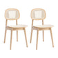 Contemporary Style Ash Wood Chair Open Back Side Dining Kitchen Chairs Wood 2 Piece Set Clearhalo ' kitchen&dining_furn' 'Dining Chairs' 'Dining Tables & Seating' 'dining_chair' 'furn' 'furn_dining_chair' 'Furniture' 'furniture_dining_chair' 'Kitchen & Dining Furniture' 'kitchen' 3853270
