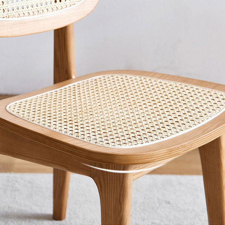 Contemporary Style Ash Wood Chair Open Back Side Dining Kitchen Chairs Clearhalo ' kitchen&dining_furn' 'Dining Chairs' 'Dining Tables & Seating' 'dining_chair' 'furn' 'furn_dining_chair' 'Furniture' 'furniture_dining_chair' 'Kitchen & Dining Furniture' 'kitchen' 3853271