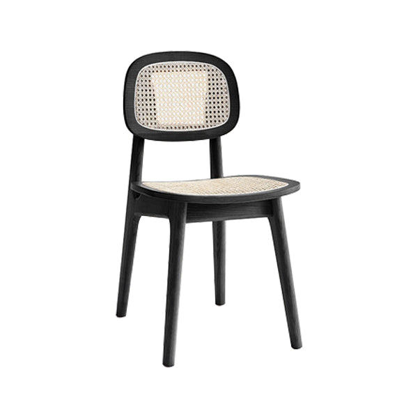 Contemporary Style Ash Wood Chair Open Back Side Dining Kitchen Chairs Black 1 Piece Clearhalo ' kitchen&dining_furn' 'Dining Chairs' 'Dining Tables & Seating' 'dining_chair' 'furn' 'furn_dining_chair' 'Furniture' 'furniture_dining_chair' 'Kitchen & Dining Furniture' 'kitchen' 3853275